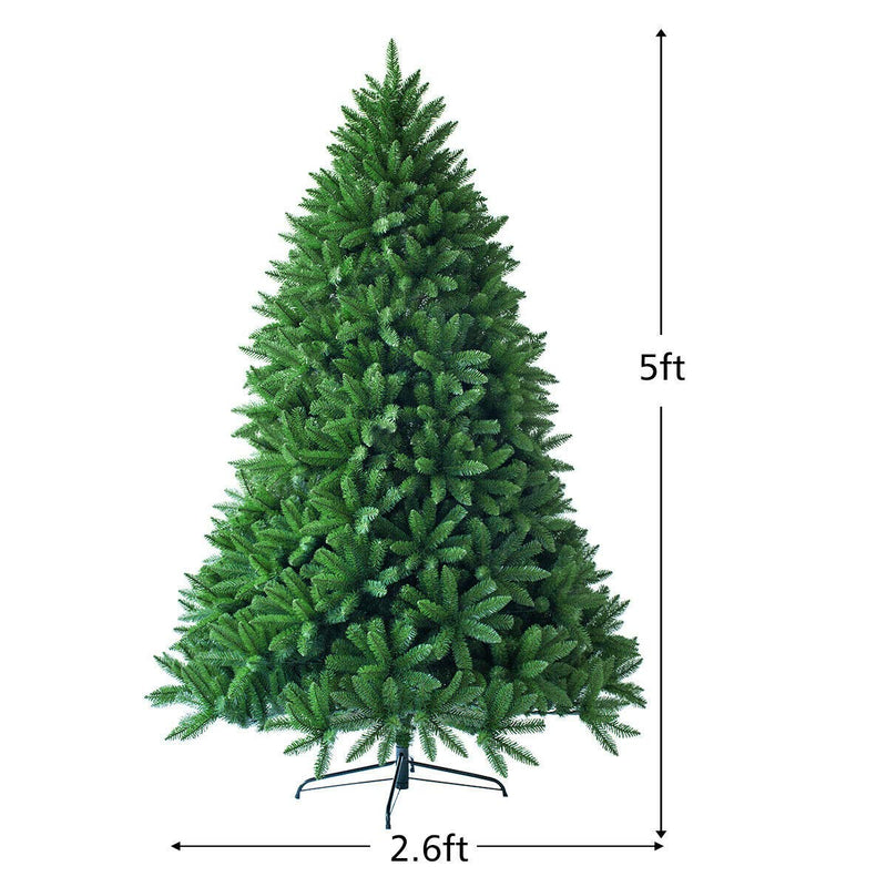 Load image into Gallery viewer, 7.5ft Unlit Artificial Christmas Tree, Premium Hinged Fir Tree - GoplusUS