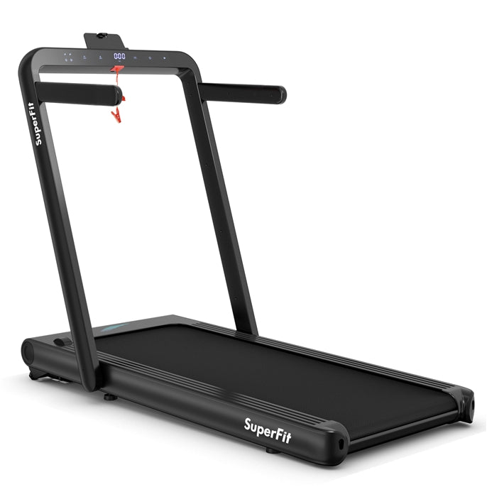 Goplus in Folding Treadmill, Superfit Under Desk Electric Treadmill with APP Control