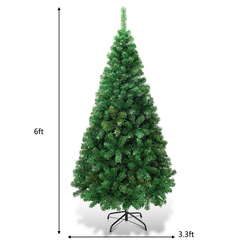 Load image into Gallery viewer, Artificial Christmas Tree with Solid Metal Stand - GoplusUS