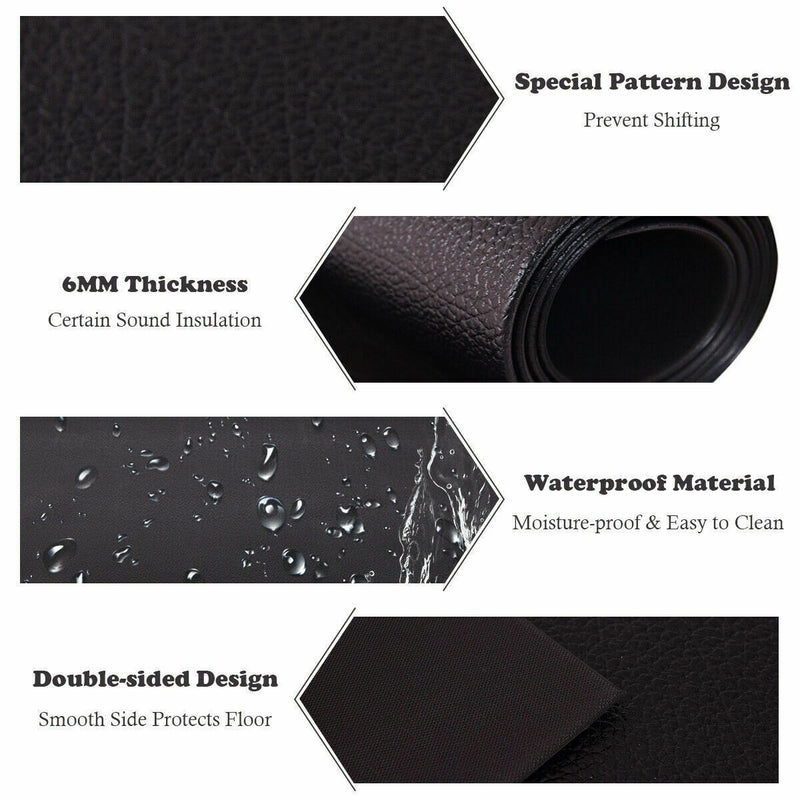Load image into Gallery viewer, Thicken Treadmill Mat for Hardwood Floors High Density Waterproof PVC, 36" x 78"
