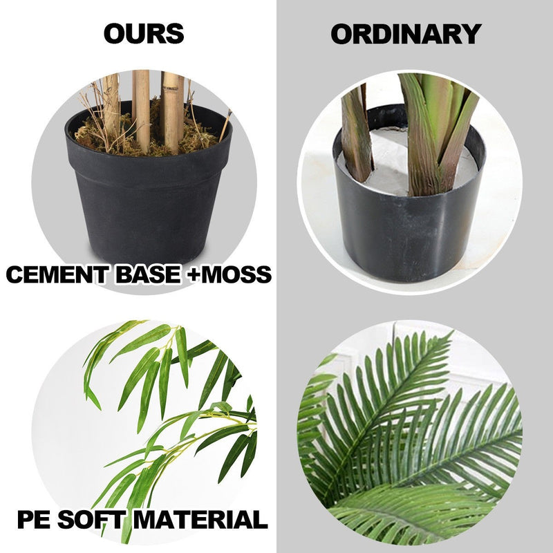 Load image into Gallery viewer, Fake Bamboo Tree Artificial Greenery Plants in Nursery Pot Decorative Trees for Home - GoplusUS