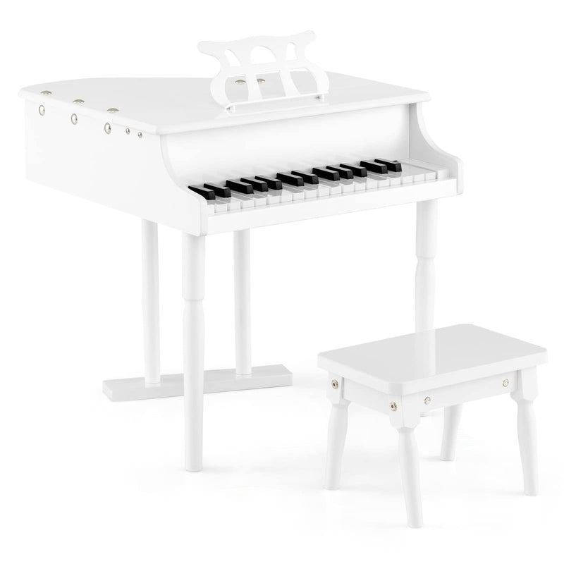 Load image into Gallery viewer, Classical Kids Piano, 30 Keys Wood Toy Grand Piano