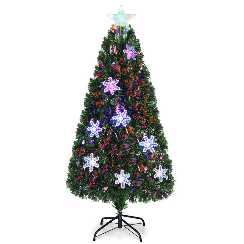 Load image into Gallery viewer, Goplus Pre-Lit Fiber Optic Artificial Christmas Tree - GoplusUS
