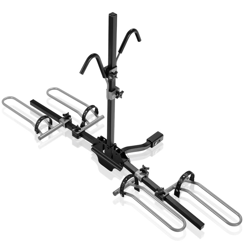 Load image into Gallery viewer, Goplus Hitch Mount Bike Rack, Folding 2-Bike Platform Style Carrier for MTB - GoplusUS