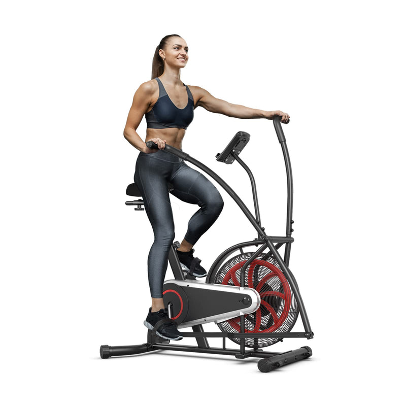 Load image into Gallery viewer, Goplus Air Bike, Fan Exercise Bike with Unlimited Resistance - GoplusUS