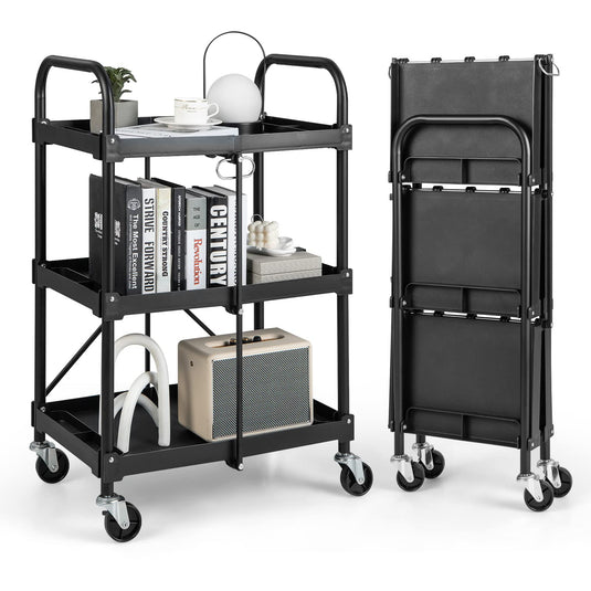 Folding Utility Cart - Goplus