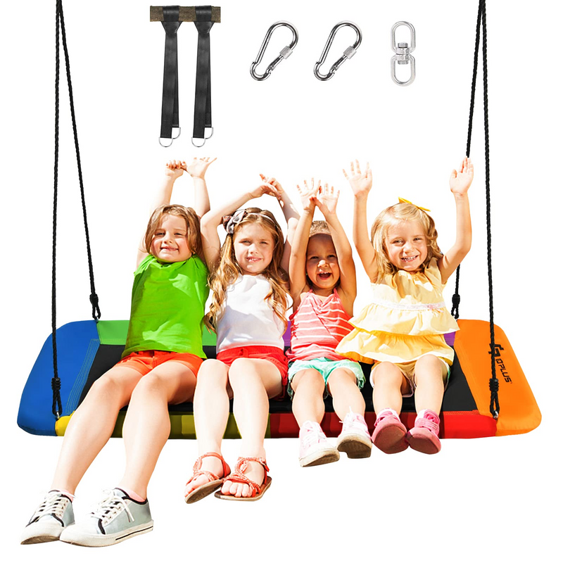 Load image into Gallery viewer, Goplus 700LBS 60 Inch Giant Platform Tree Swing for Kids and Adults - GoplusUS