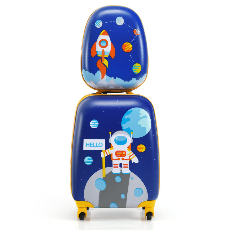 Load image into Gallery viewer, 2PC Kids Luggage, 12" & 16" Kids Carry On Luggage Set - GoplusUS