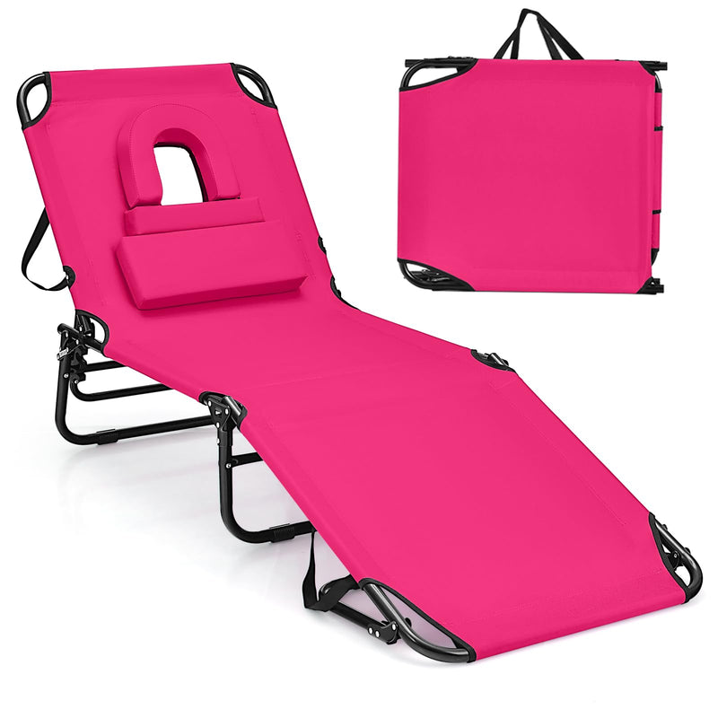 Load image into Gallery viewer, Goplus Beach Chaise Lounge Chair