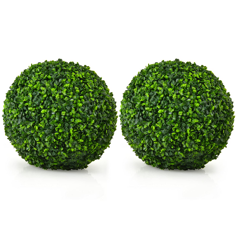 Load image into Gallery viewer, Goplus 2 PCS 15.7 Inch Artificial Boxwood Topiary Balls - GoplusUS