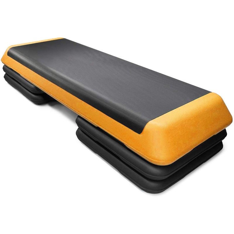 Load image into Gallery viewer, Goplus 43'' Adjustable Fitness Aerobic Step Stepper Platform 4" - 6" - 8" Non-Stick Surface