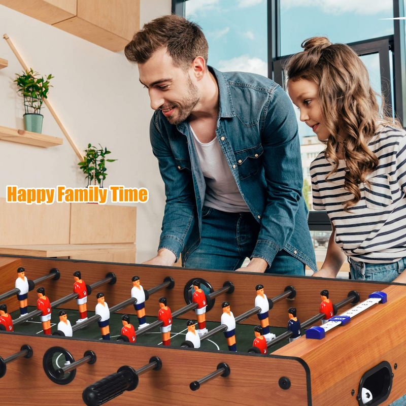 Load image into Gallery viewer, Goplus Foldable Foosball Table, 27'' Soccer Table Game w/ 2 Mini Footballs - GoplusUS