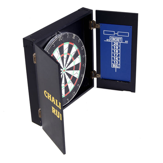 Goplus Dartboard and Cabinet Sets Ready-to-Play Bundle with Bristle Dartboard Complete with All Accessories - GoplusUS