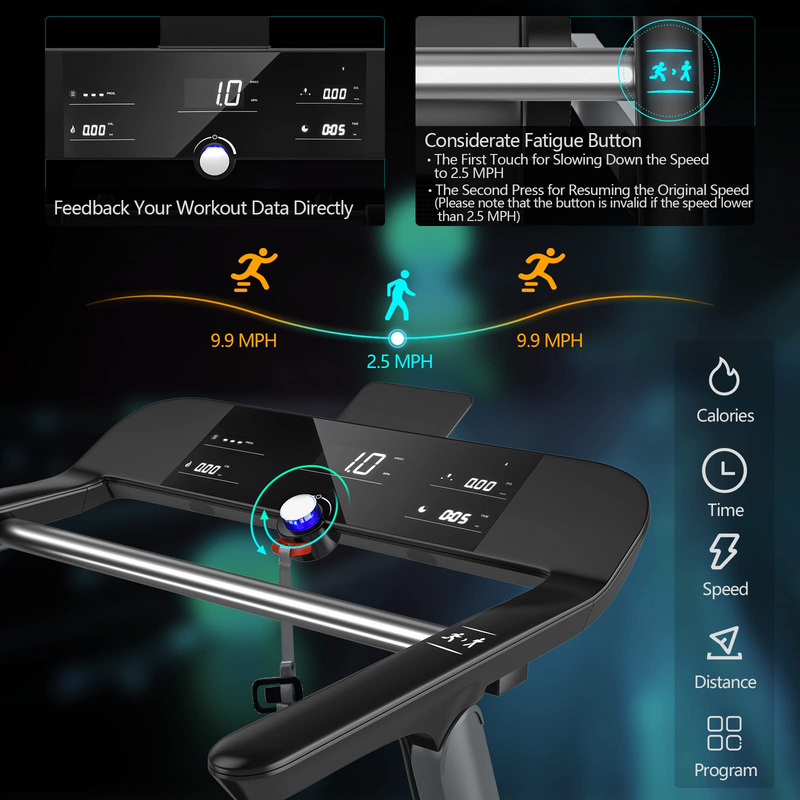 Load image into Gallery viewer, Goplus Heavy Duty Folding Treadmill for Gym - GoplusUS