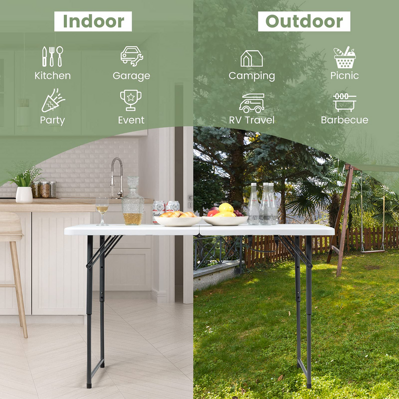 Load image into Gallery viewer, Goplus Folding Table Portable Plastic Picnic Party Dining Camp Tables Indoor Outdoor (HDPE) - GoplusUS