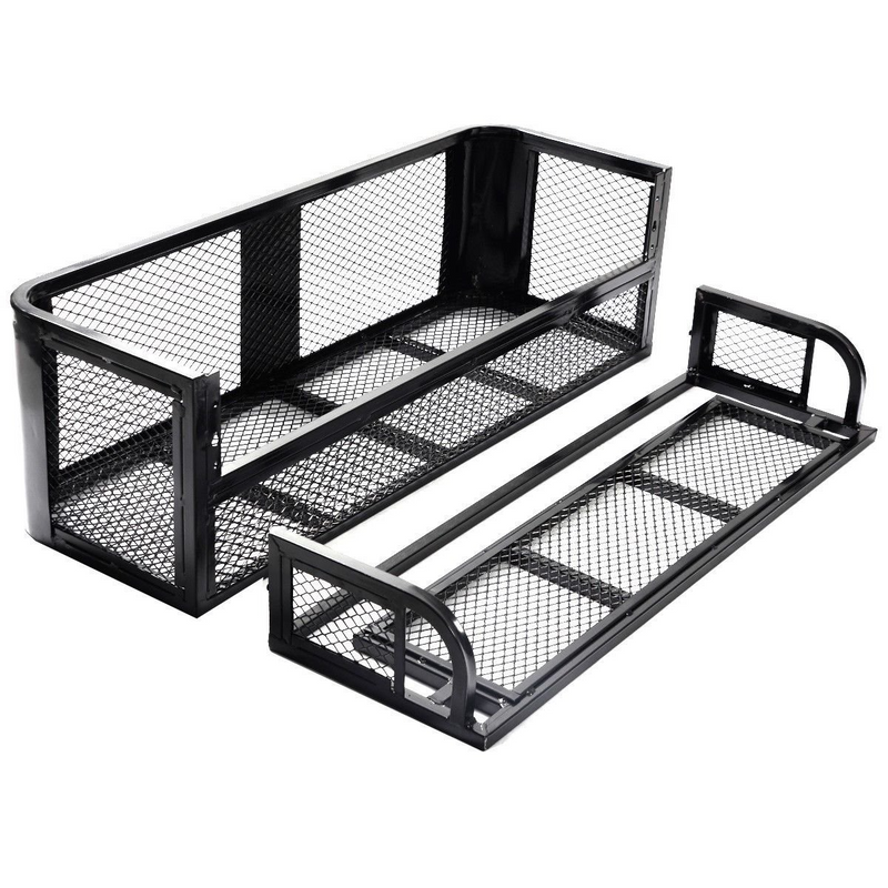 Load image into Gallery viewer, Goplus Universal ATV Front Cargo Basket and Rear Drop Rack Set Luggage Carrier Steel Mesh Surface - GoplusUS