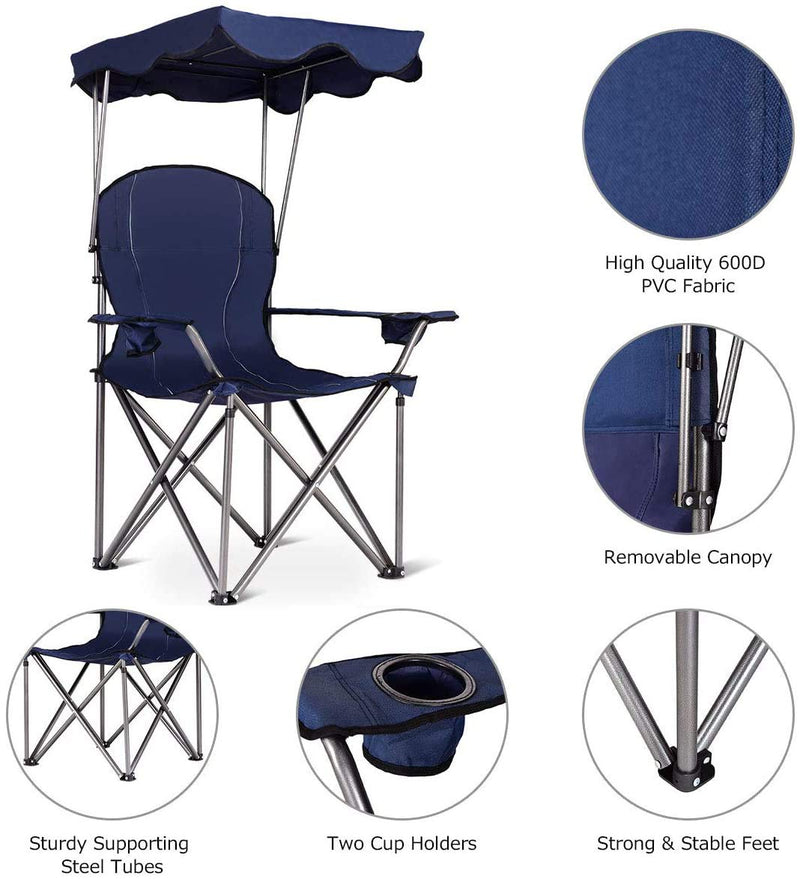 Load image into Gallery viewer, Goplus Outdoor Canopy Chair - GoplusUS
