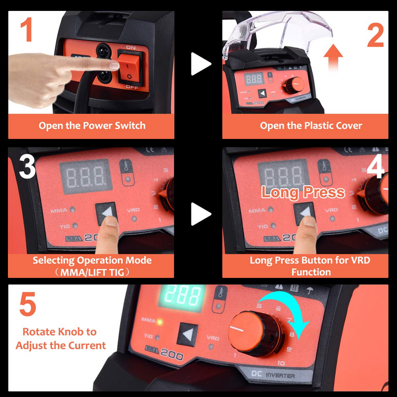 Load image into Gallery viewer, Goplus ARC Welder, 200 AMP Lift TIG Welding Machine - GoplusUS