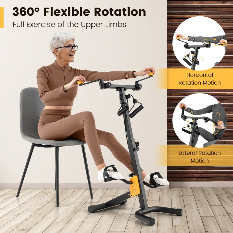 Load image into Gallery viewer, Goplus Foldable Pedal Exerciser for Seniors