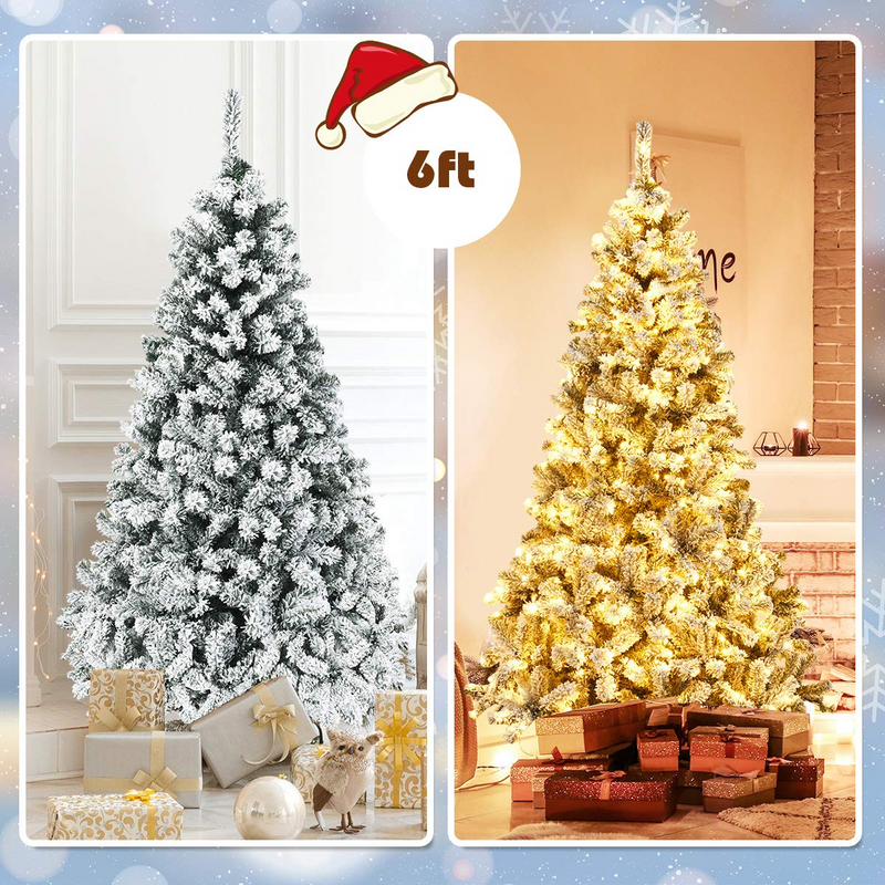 Load image into Gallery viewer, Goplus 6ft Pre-Lit Artificial Christmas Tree - GoplusUS