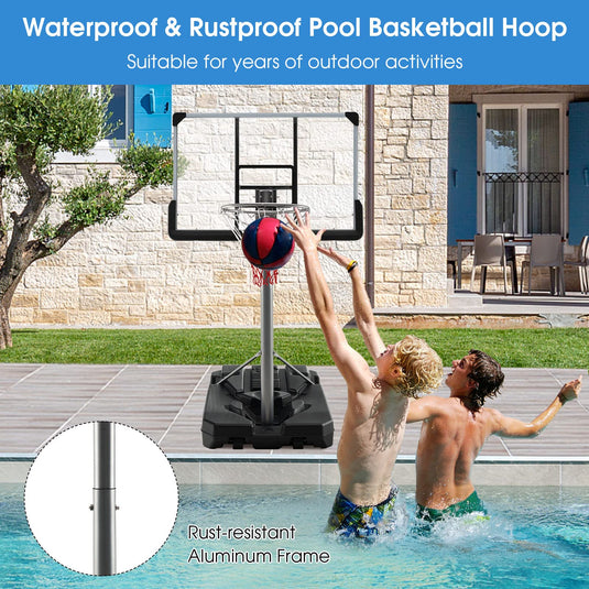 Goplus Portable Basketball Hoop Outdoor, 64
