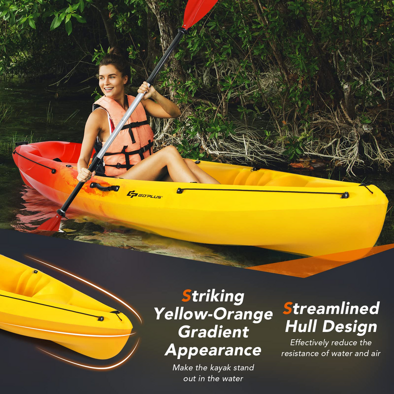 Load image into Gallery viewer, Goplus Sit-on-Top Kayak, 10.2ft Portable Recreational Kayak - GoplusUS