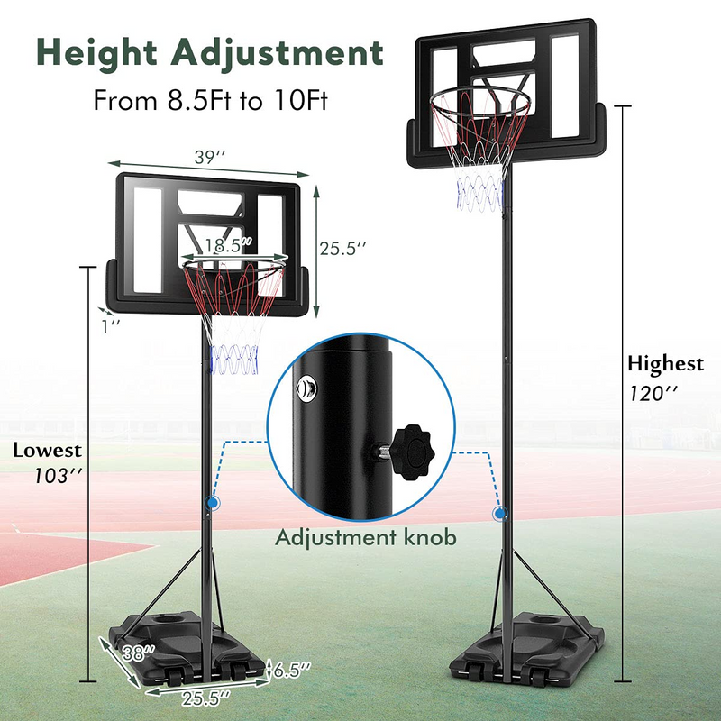 Load image into Gallery viewer, Goplus Portable Basketball Hoop Outdoor - GoplusUS