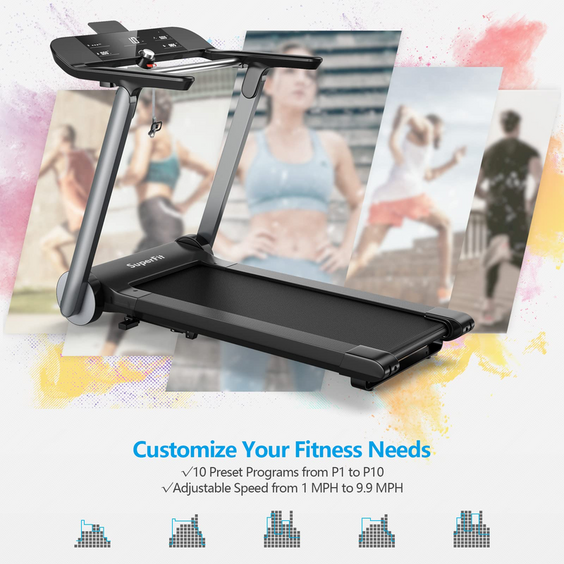 Load image into Gallery viewer, Goplus Heavy Duty Folding Treadmill for Gym - GoplusUS