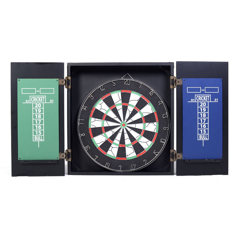 Load image into Gallery viewer, Goplus Dartboard and Cabinet Sets Ready-to-Play Bundle with Bristle Dartboard Complete with All Accessories - GoplusUS