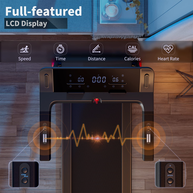 Load image into Gallery viewer, Goplus 3.75HP Folding Treadmill, Freestanding Superfit Treadmill with APP, 12 Preset Programs - GoplusUS