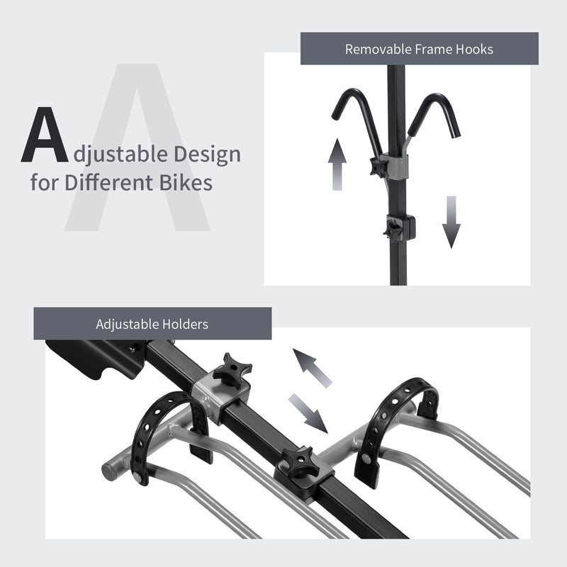 Load image into Gallery viewer, Goplus Hitch Mount Bike Rack, Folding 2-Bike Platform Style Carrier for MTB - GoplusUS