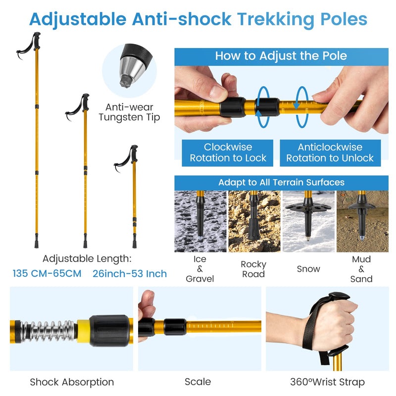 Load image into Gallery viewer, Goplus Snow Shoes for Men Women Youth Kids, Snow Mud Baskets Included, 21/ 25/ 30 Inches - GoplusUS