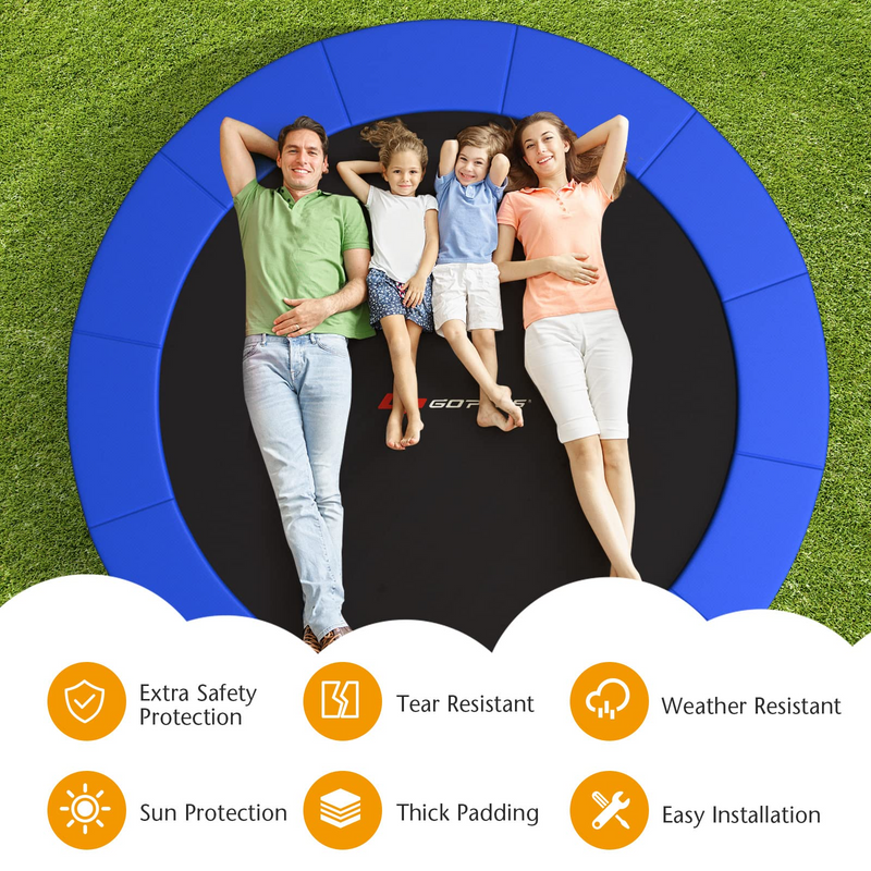 Load image into Gallery viewer, Goplus Trampoline Replacement Pad, 16FT 15FT 14FT 12FT 10FT 8FT Trampoline Spring Cover - GoplusUS
