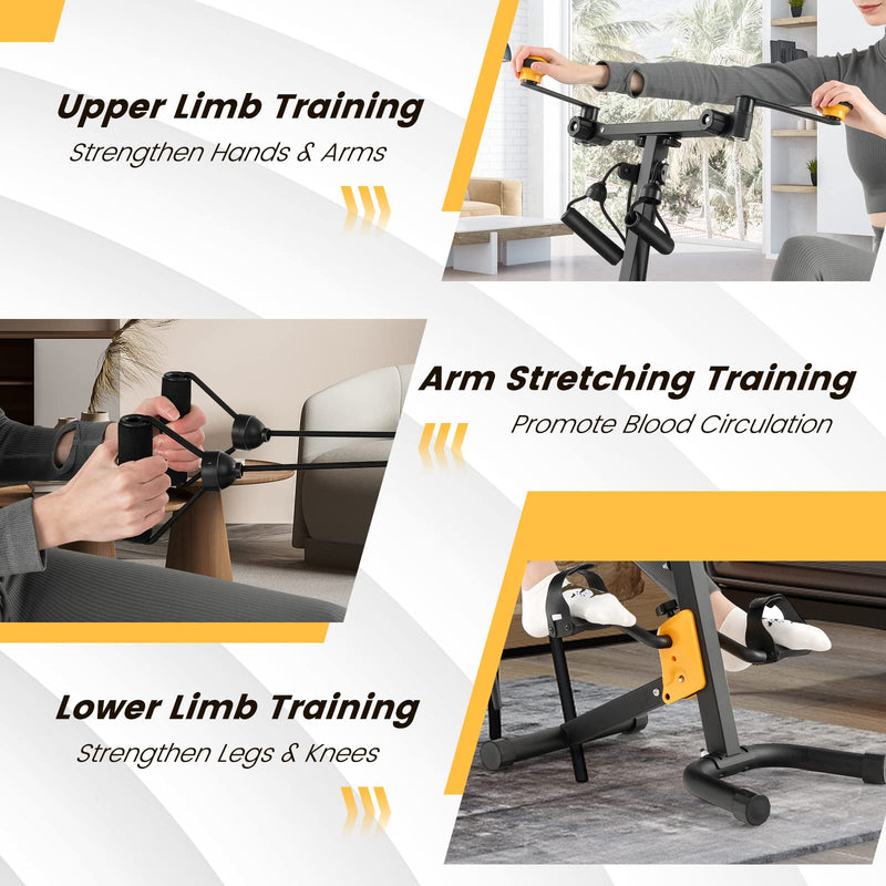 Load image into Gallery viewer, Goplus Foldable Pedal Exerciser for Seniors