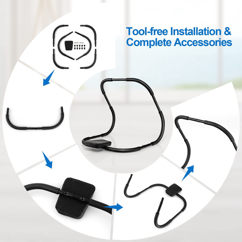 Load image into Gallery viewer, Goplus AB Fitness Crunch, Portable Abdominal Machine Workout Exerciser for Core Strength - GoplusUS