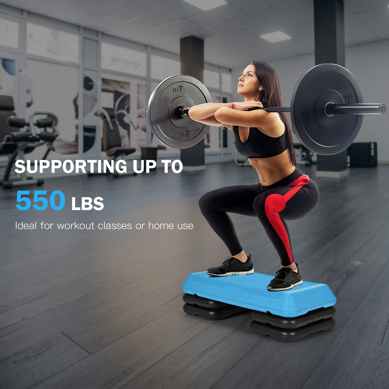 Load image into Gallery viewer, Goplus 29'' Workout Aerobic Stepper, 4' 6' 8' Height Adjustable Step Platform - GoplusUS