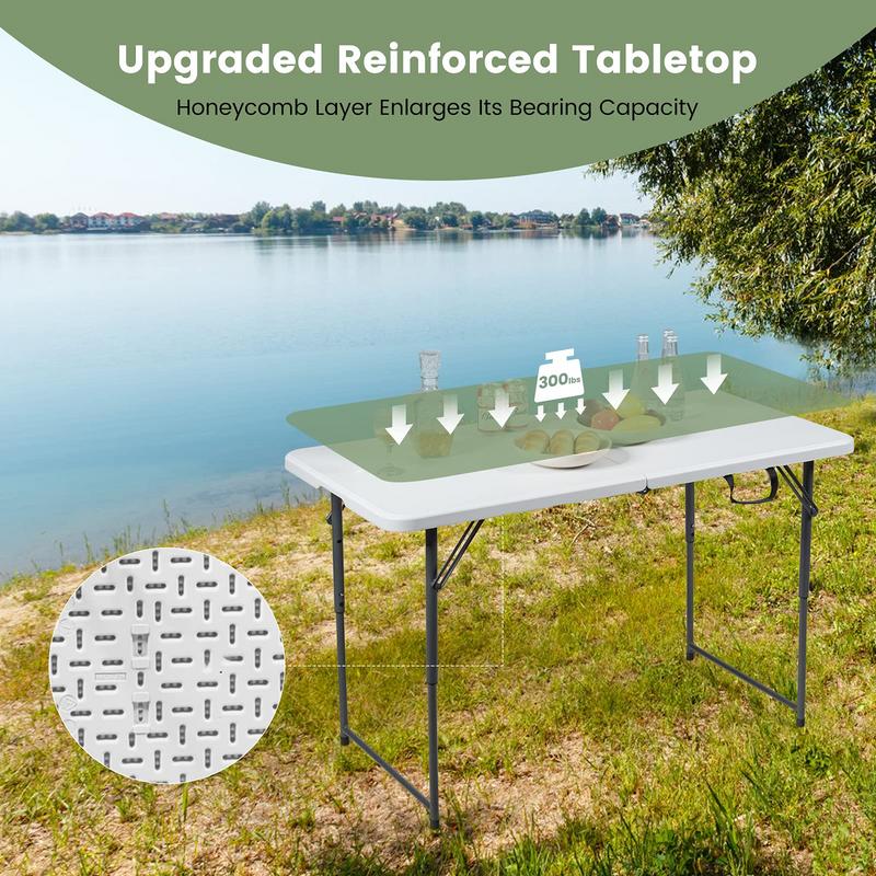 Load image into Gallery viewer, Goplus Folding Table Portable Plastic Picnic Party Dining Camp Tables Indoor Outdoor (HDPE) - GoplusUS