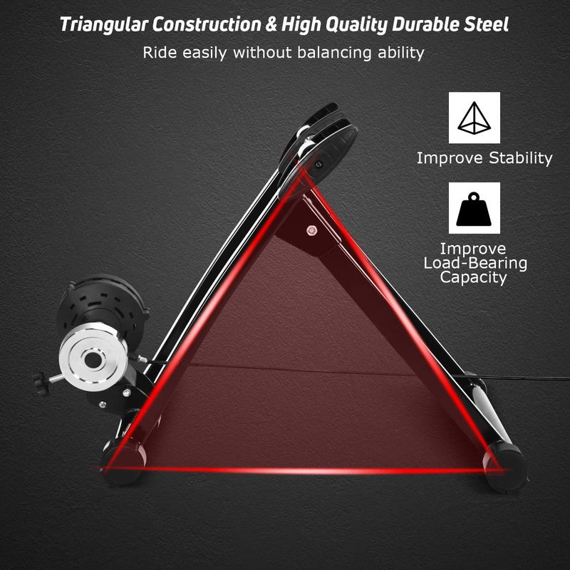 Load image into Gallery viewer, Goplus Bike Trainer Stand, Indoor Magnetic Exercise Bicycle Trainers with 8 Levels Resistance - GoplusUS