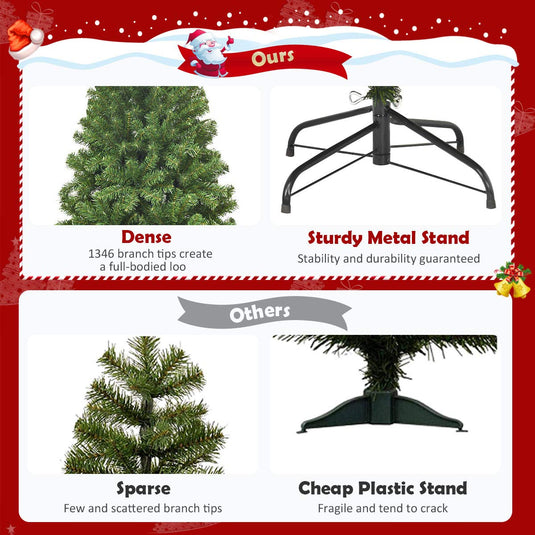 Goplus 7.5 Ft Artificial Christmas Tree