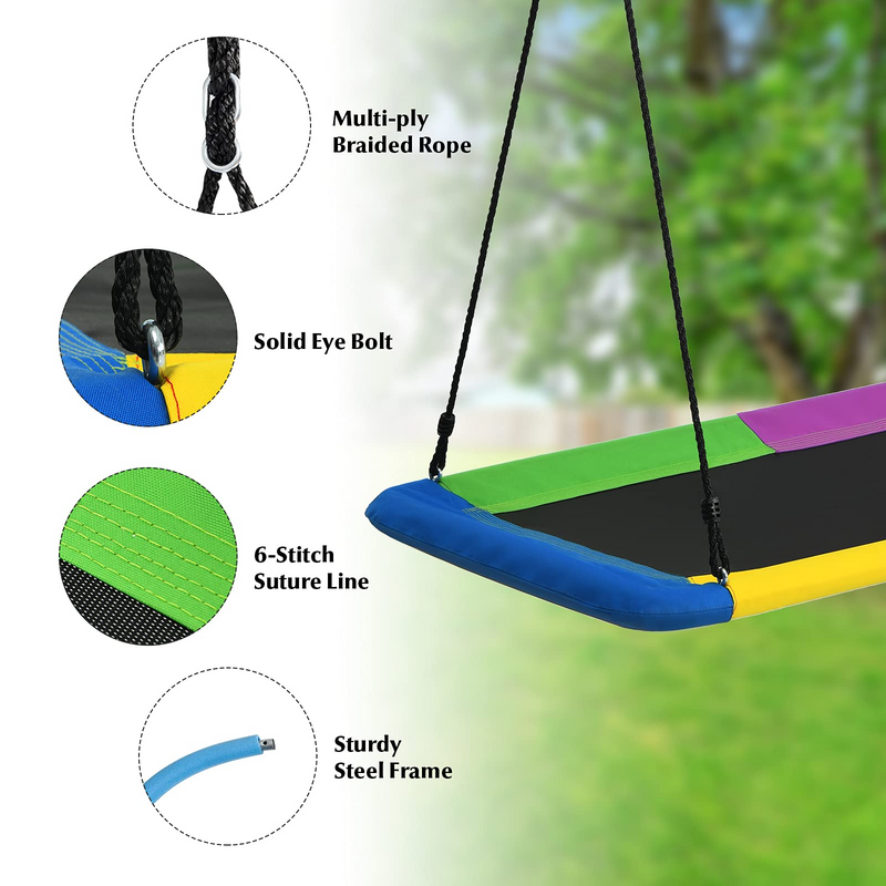 Load image into Gallery viewer, Goplus 700LBS 60 Inch Giant Platform Tree Swing for Kids and Adults - GoplusUS