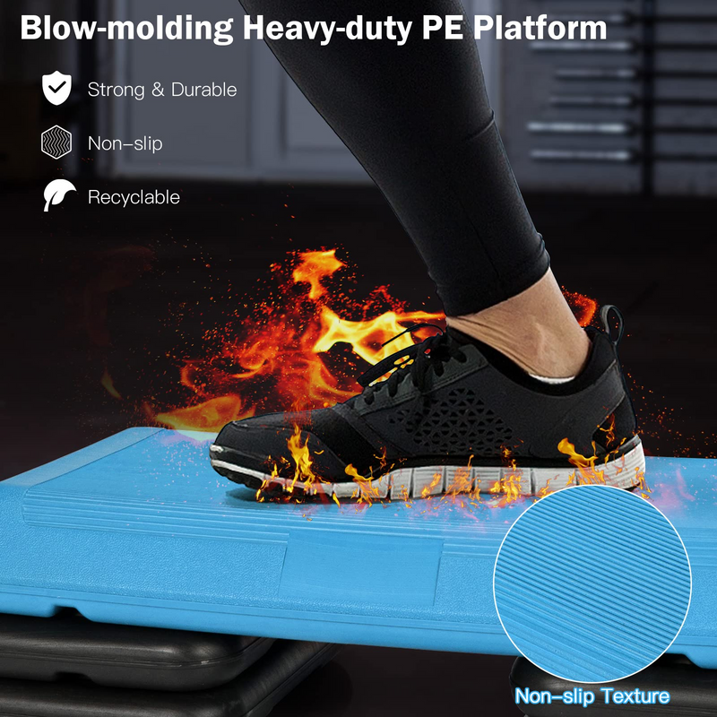 Load image into Gallery viewer, Goplus 29'' Workout Aerobic Stepper, 4' 6' 8' Height Adjustable Step Platform - GoplusUS