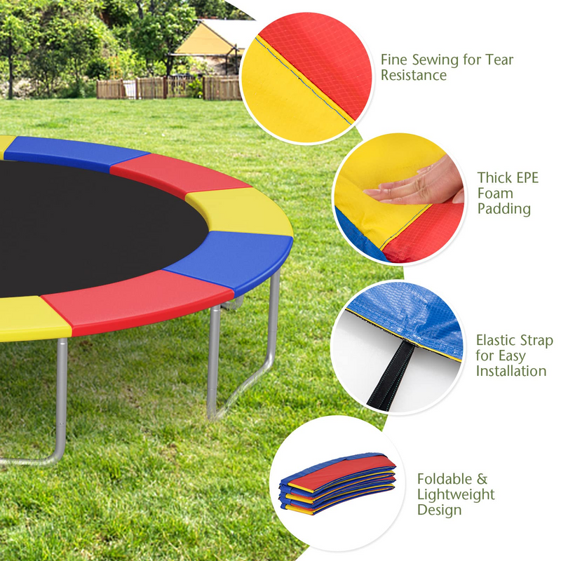 Load image into Gallery viewer, Goplus Trampoline Replacement Pad, 16FT 15FT 14FT 12FT 10FT 8FT Trampoline Spring Cover - GoplusUS