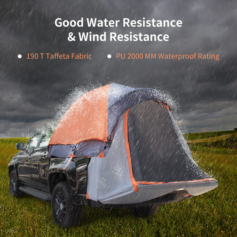 Load image into Gallery viewer, Goplus Truck Bed Tent, Waterproof PU2000mm Pickup Truck Tent for 2 Person with Removable Rainfly - GoplusUS