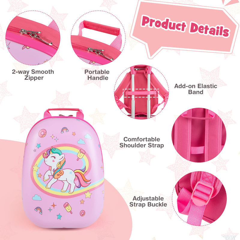 Load image into Gallery viewer, Goplus 2PC Kids Luggage, 12" & 16" Kids Carry On Luggage Set, Lightweight Spinner Suitcases for Boys and Girls - GoplusUS