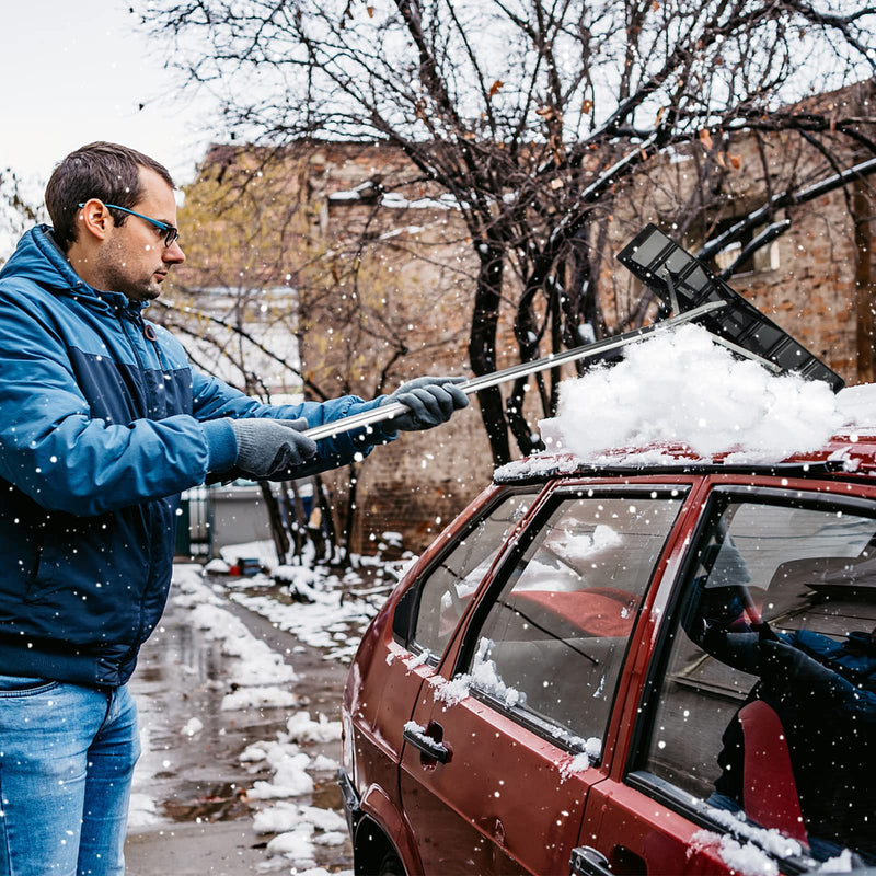 Load image into Gallery viewer, Snow Roof Rake, Extendable 4.8-20FT Snow Shovel for Snow Removal