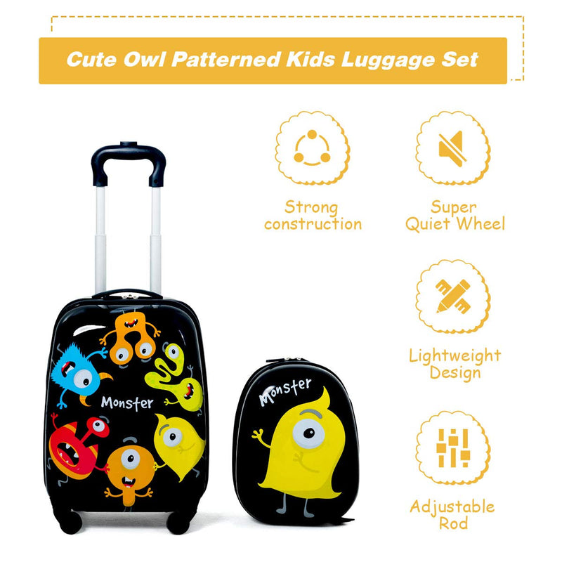 Load image into Gallery viewer, Goplus 2PC Kids Luggage, 12" & 16" Kids Carry On Luggage Set - GoplusUS