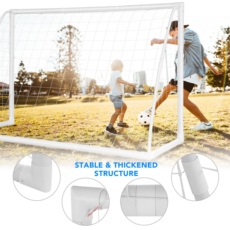 Load image into Gallery viewer, Goplus Soccer Goal, 6 FT x 4 FT Soccer Net with Strong PVC Frame - GoplusUS