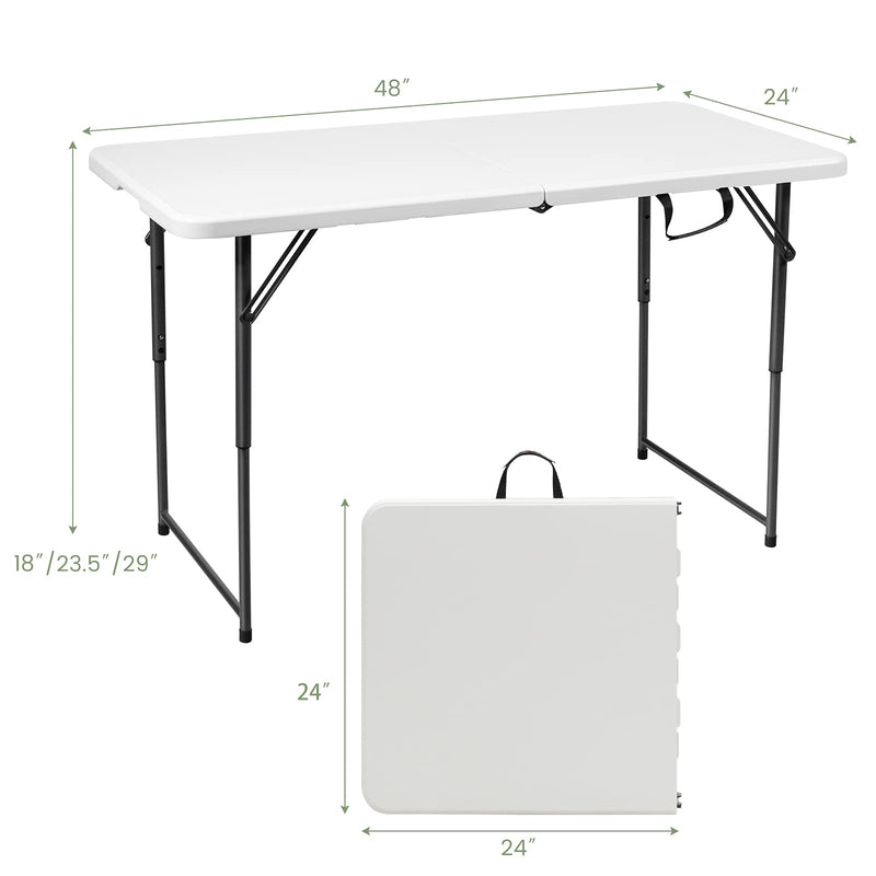 Load image into Gallery viewer, Goplus Folding Table Portable Plastic Picnic Party Dining Camp Tables Indoor Outdoor (HDPE) - GoplusUS