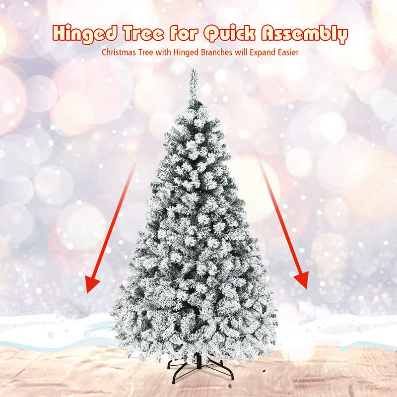 Load image into Gallery viewer, Goplus 6ft Pre-Lit Artificial Christmas Tree - GoplusUS