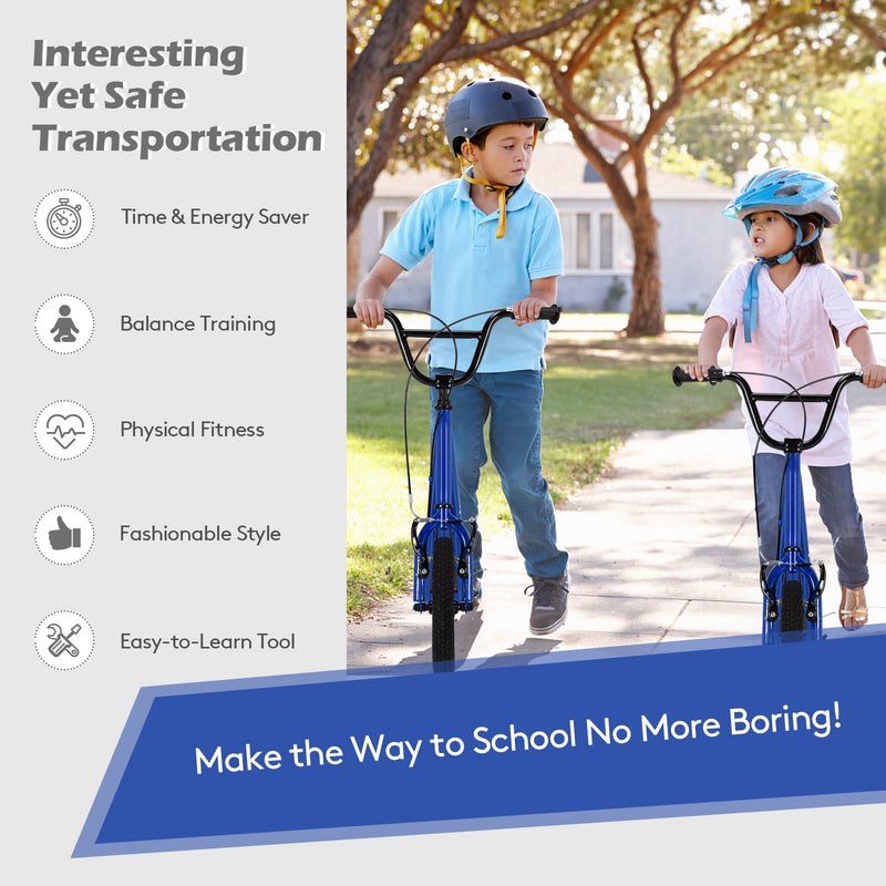 Load image into Gallery viewer, Youth Kick Scooter, Adults Kick Scooter W/ Carbon Steel Frame